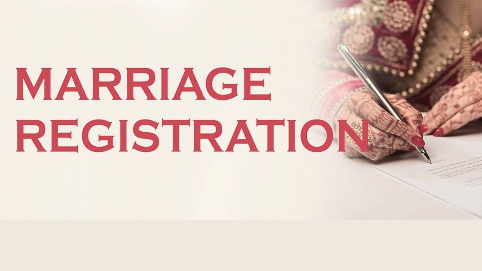Marriage Registration